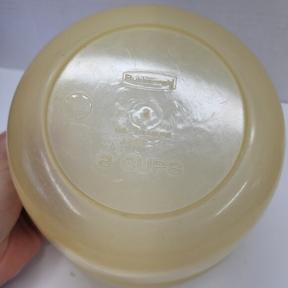 4 Vtg Rubbermaid Storage Containers with Daisy See through Lid 4 Qts 4 8 12 Cups - Picture 14 of 16